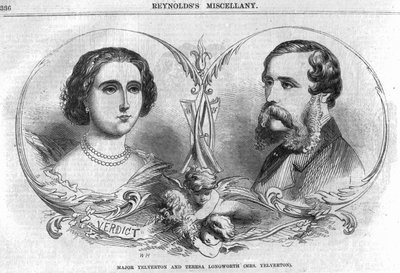 Majoor Yelverton en Teresa Longworth (mevrouw Yelverton), illustratie uit 